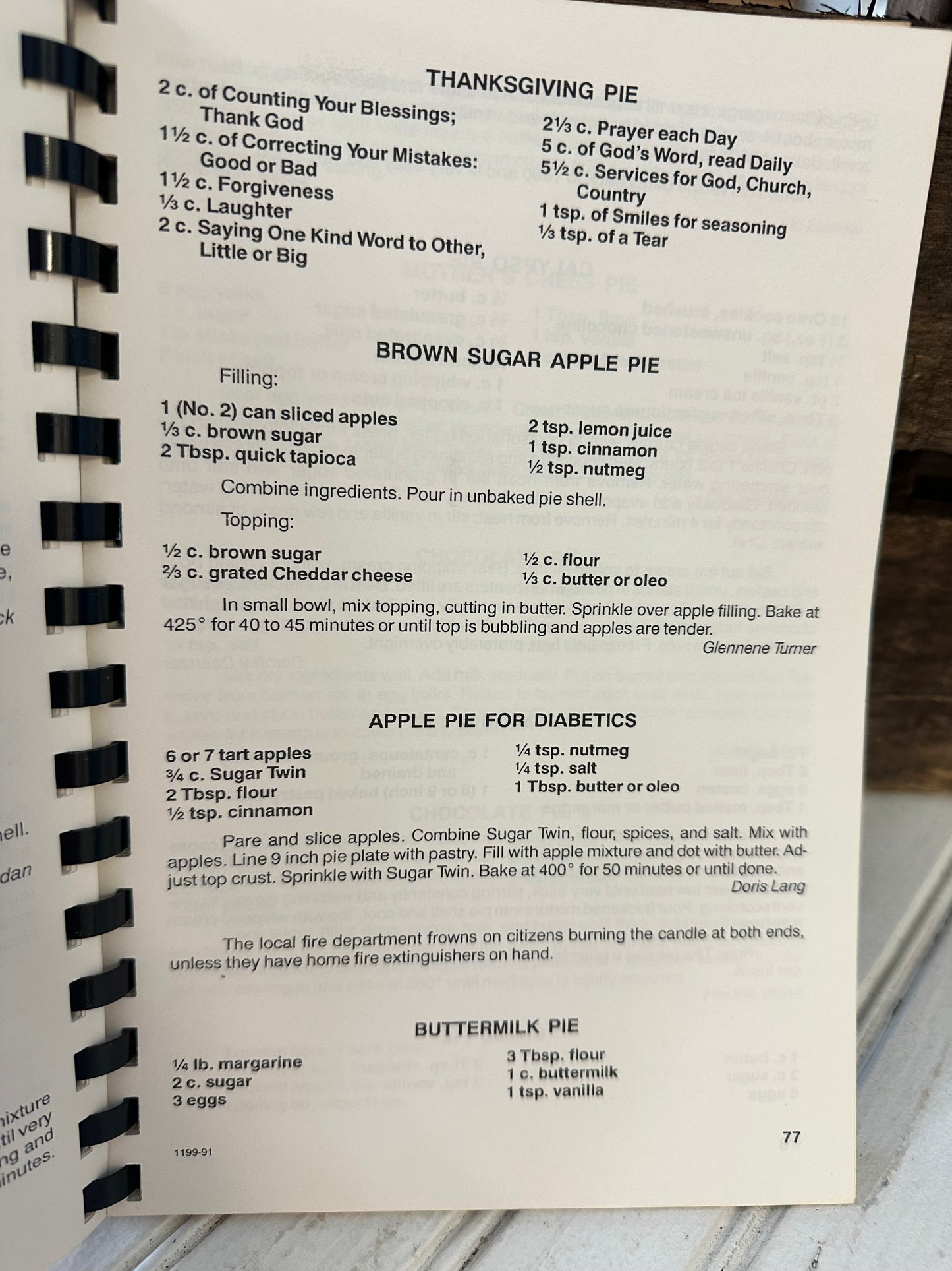 Centennial Cookbook