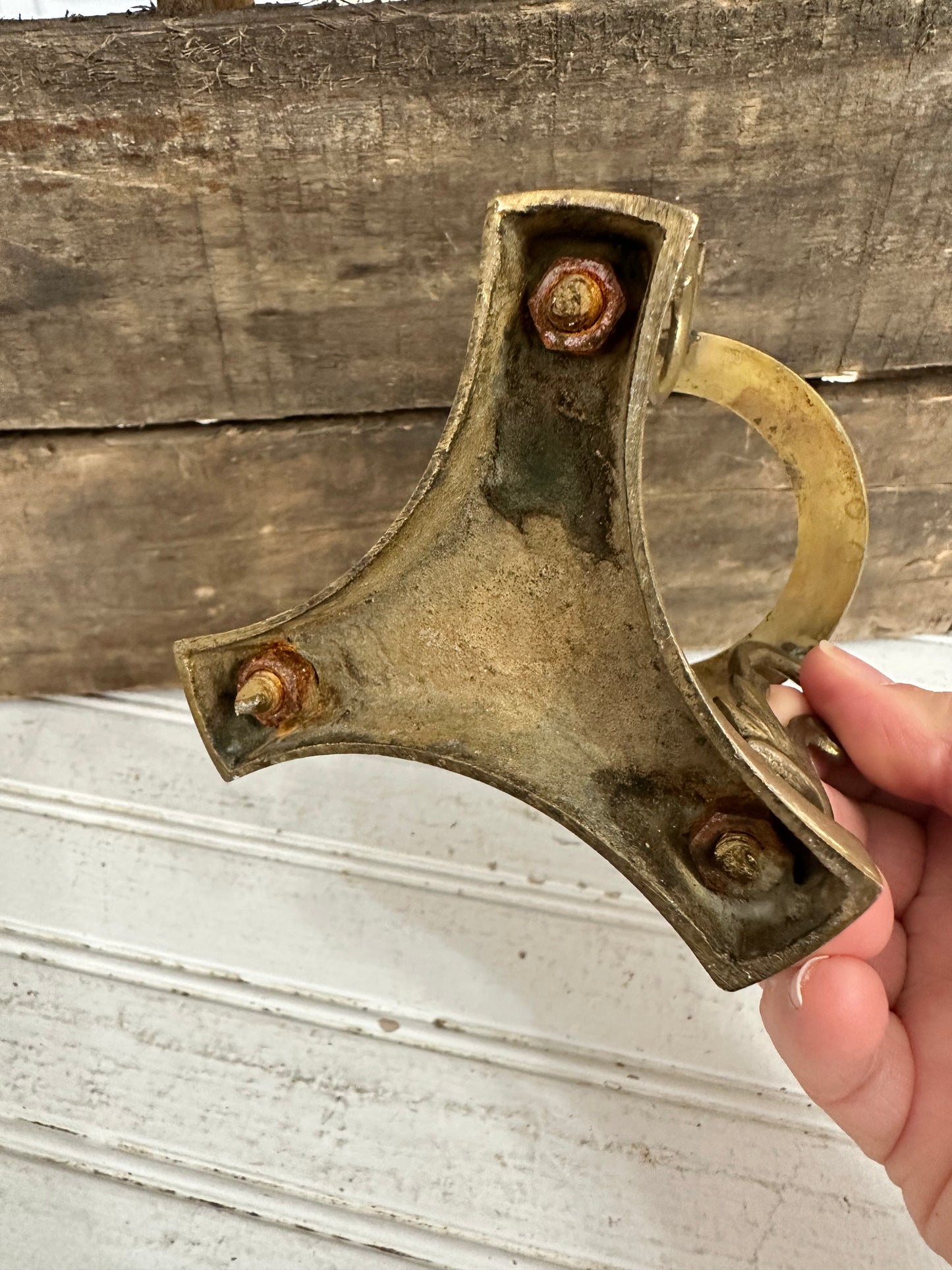 Brass holder
