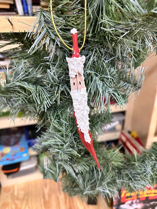 Okra Santa ornament
