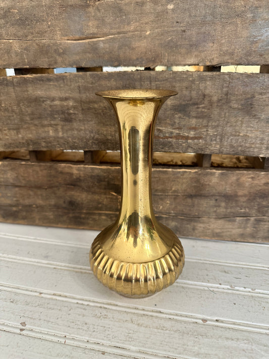 Wingate brass vase