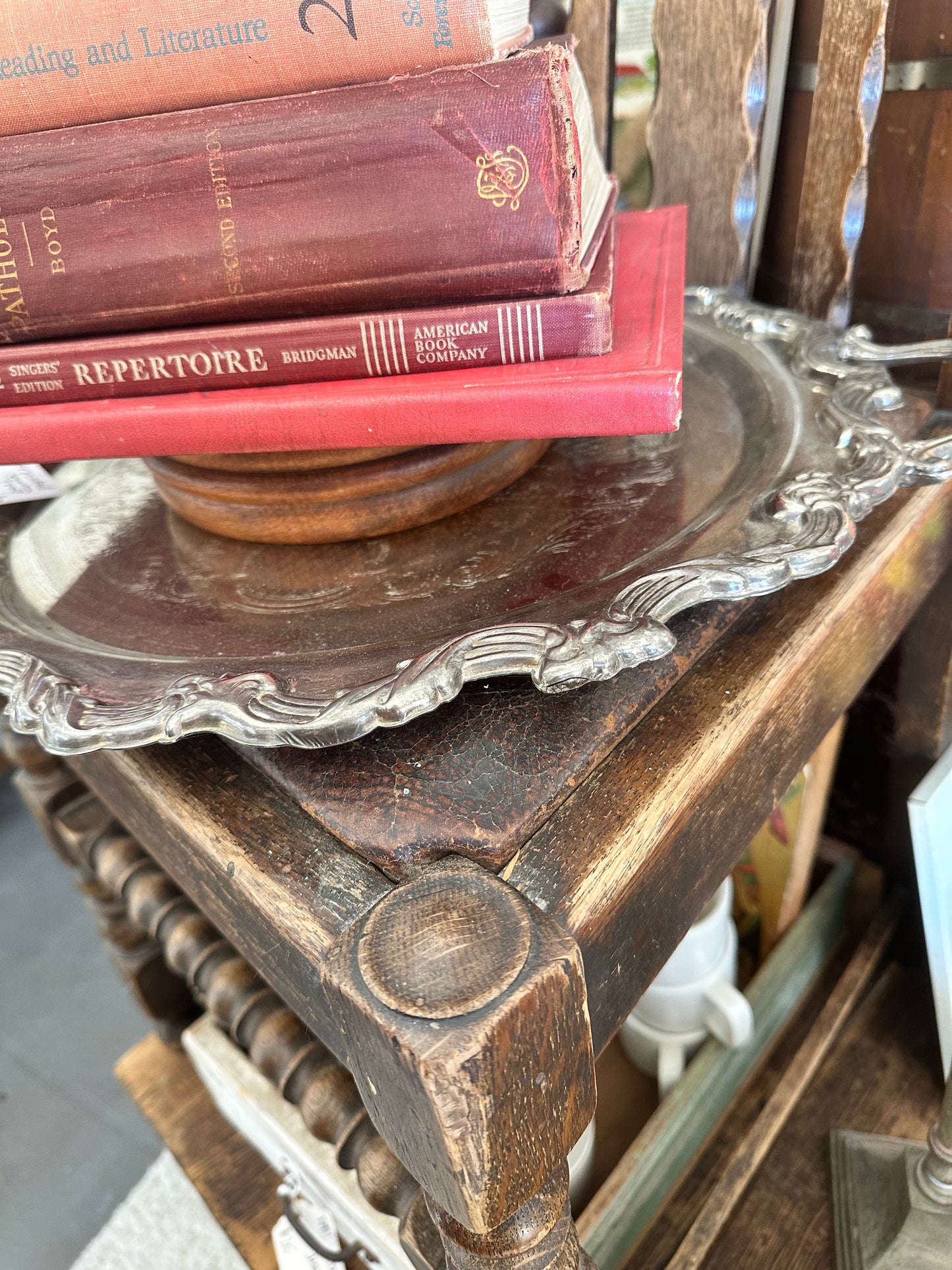 Silver Plated Serving Tray with handles