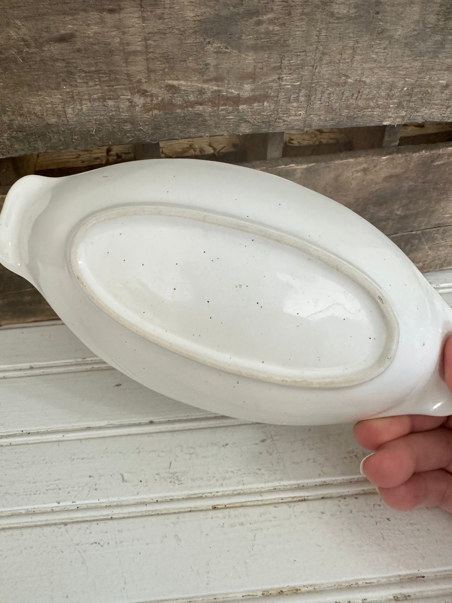 Schwan’s Stoneware dish