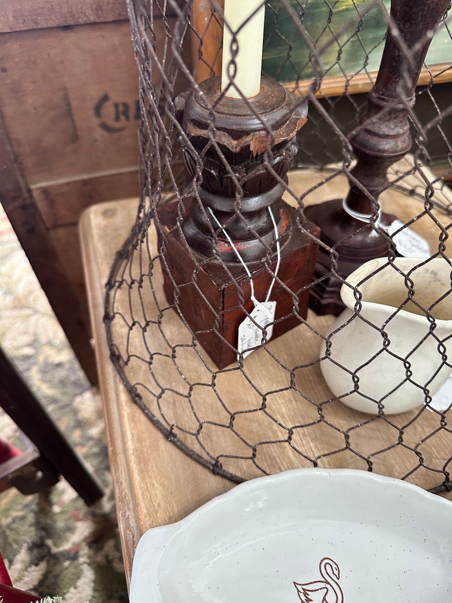Chicken Wire Metal Cloche- local pickup only