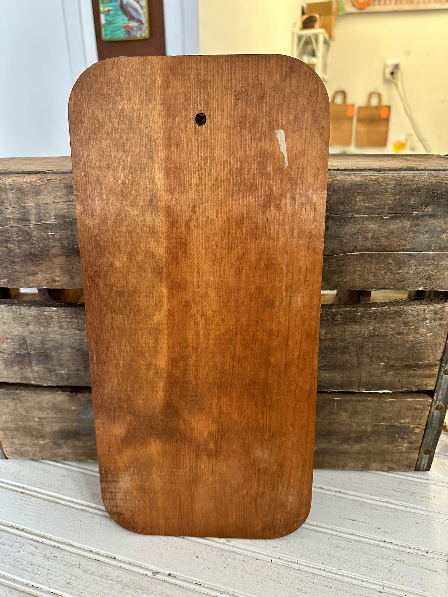 Decoupage Wall Art- Colonial Scene