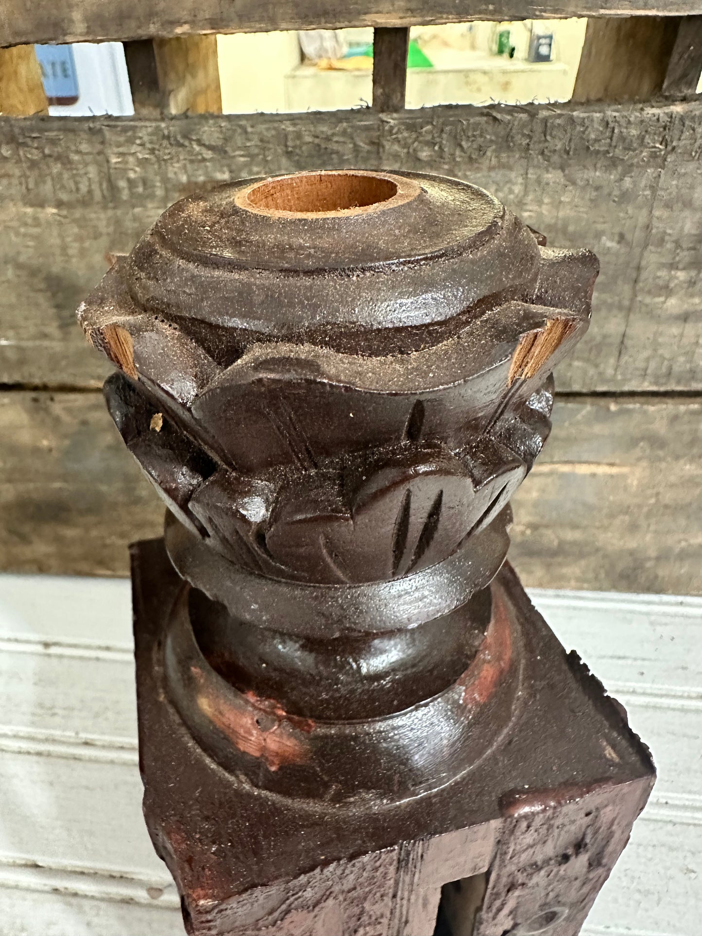 Bed Post Candle holder