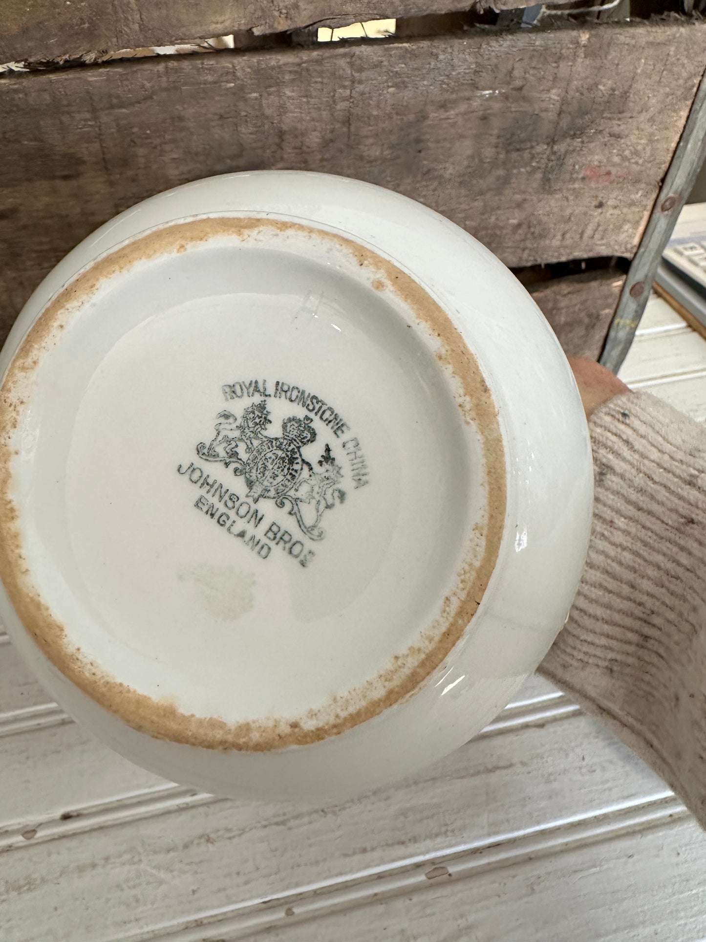 Johnson Bros. Ironstone Sugar bowl- local pickup only
