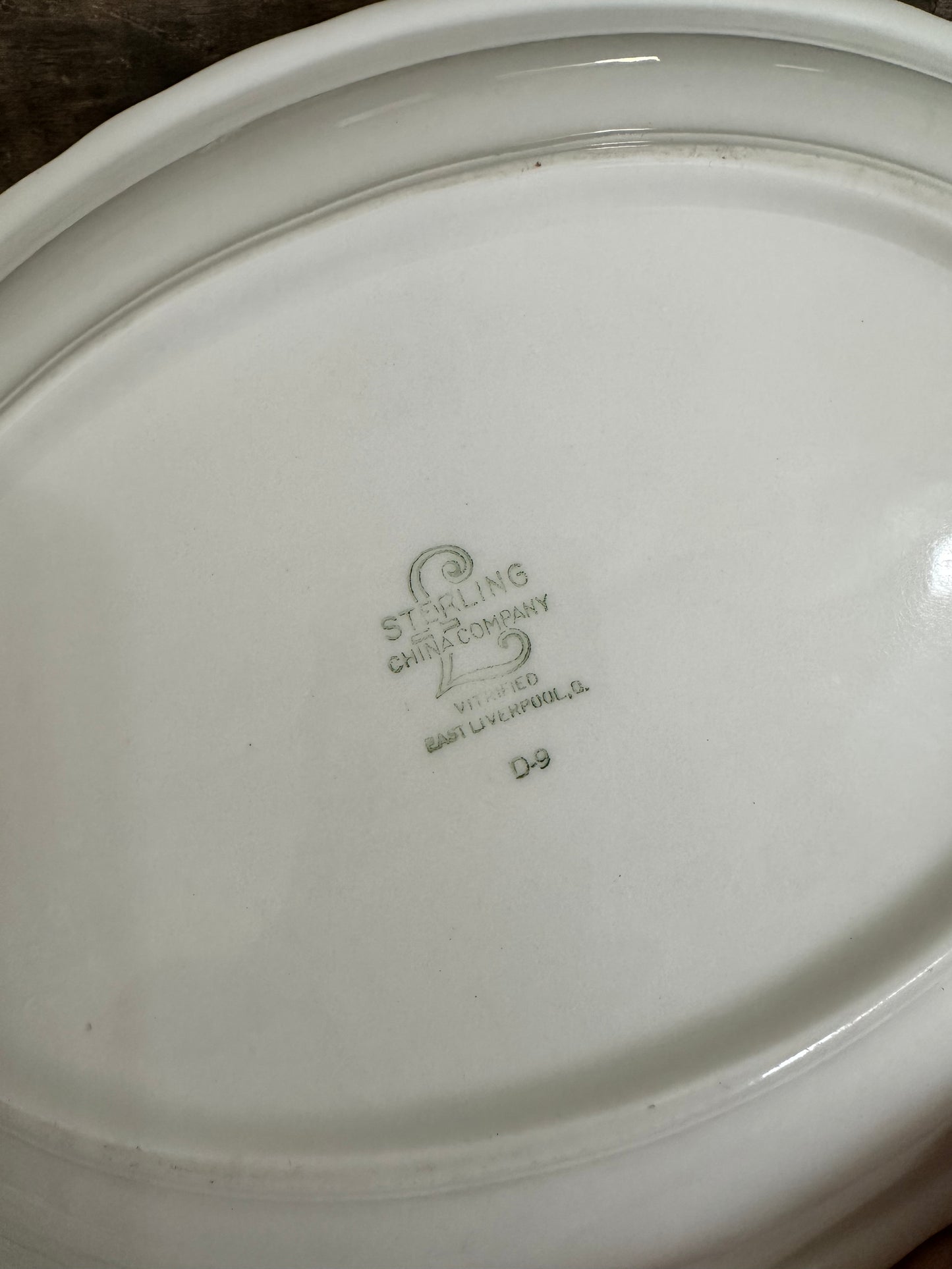 Sterling Vitrified platter- local pickup only