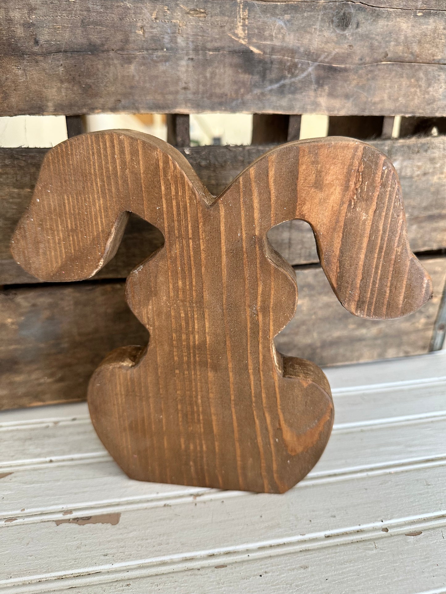 Handmade Wooden Bunny
