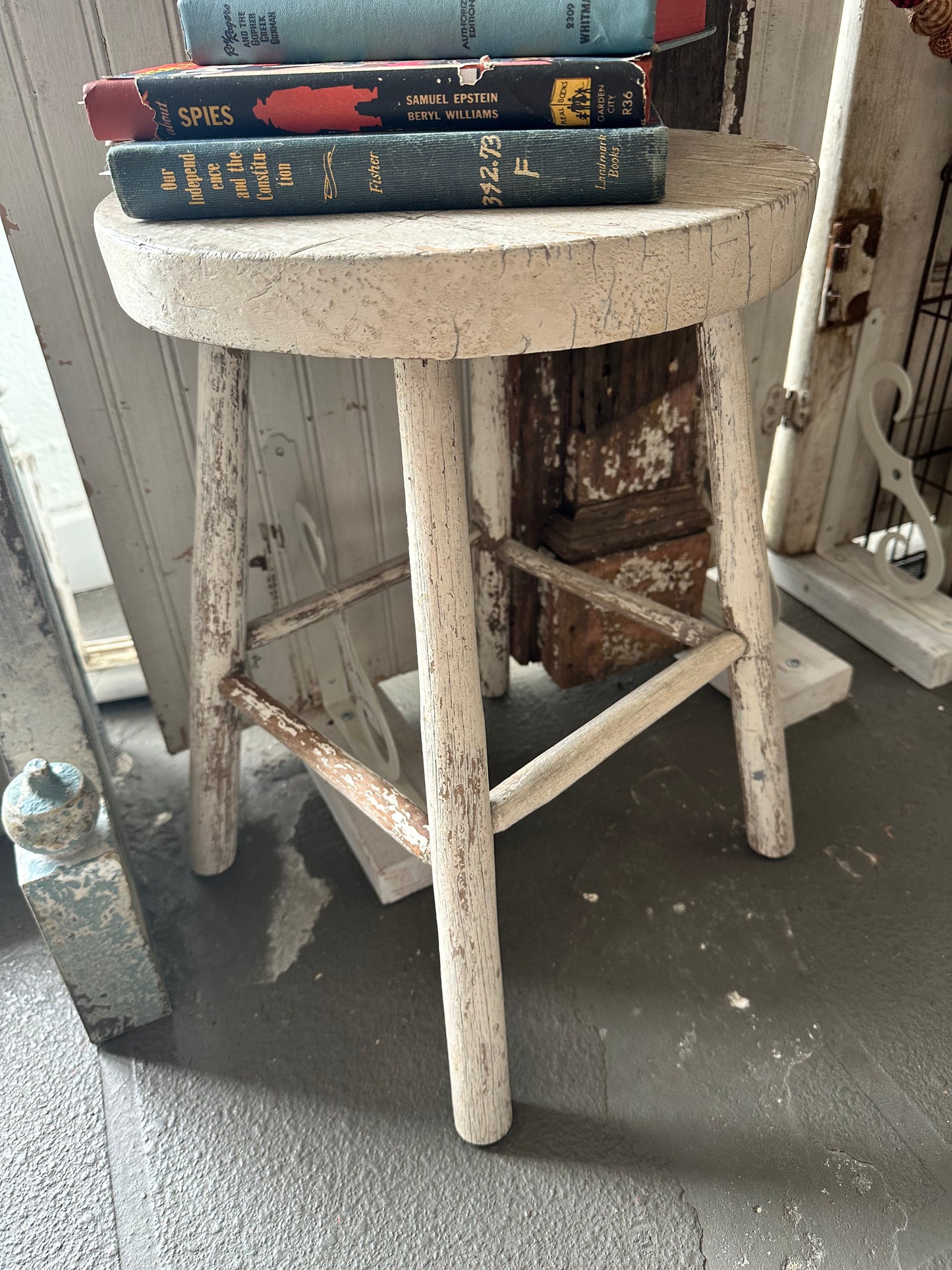Rustic stool-local pickup only