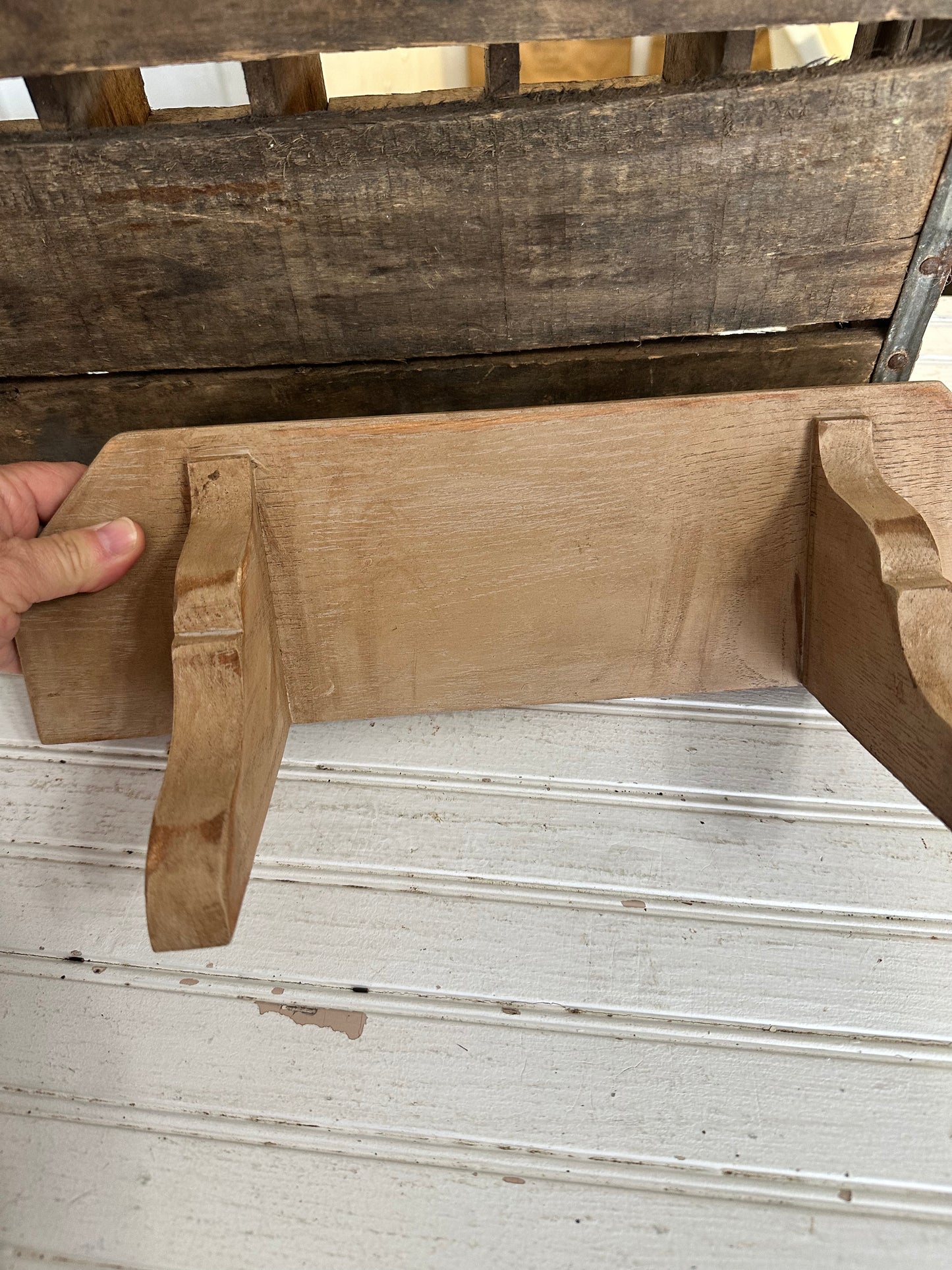 Wood shelf