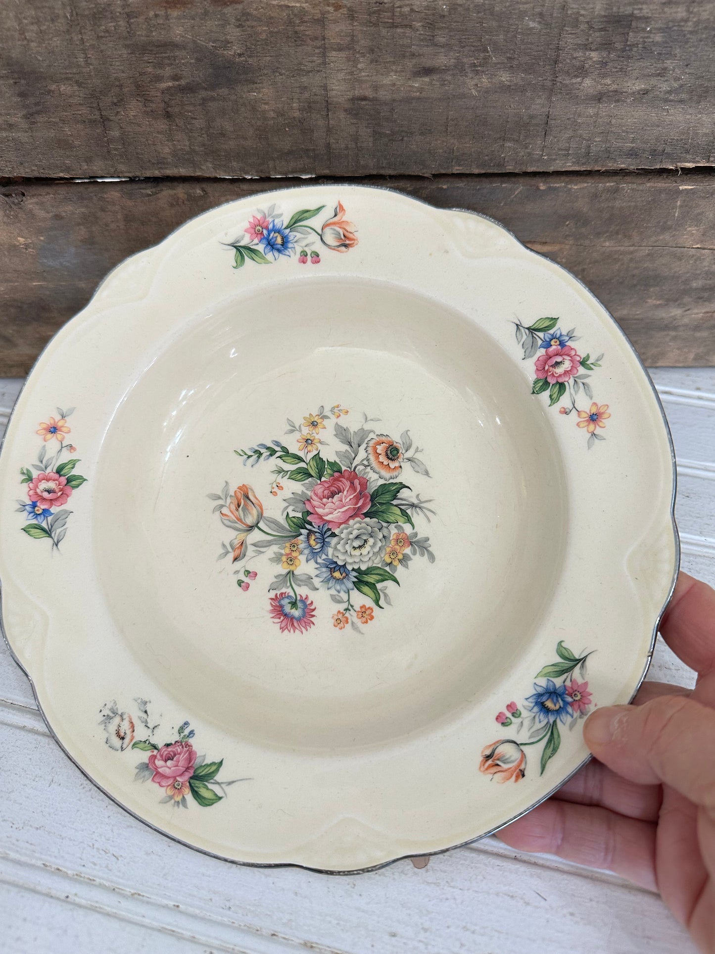 Homer Laughlin Springtime Luncheon plate