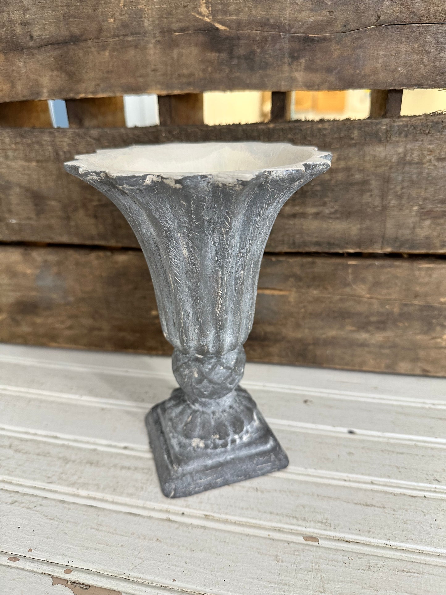 Planter/vase-chalk painted