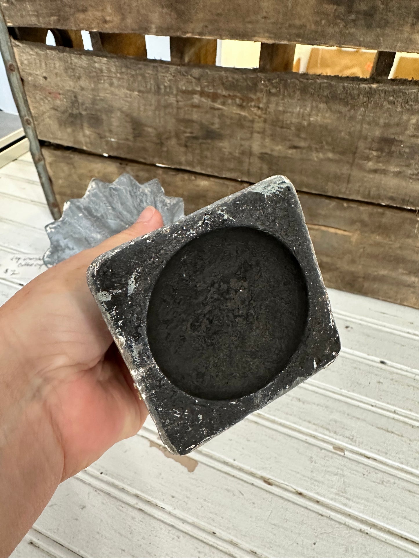 Planter/vase-chalk painted