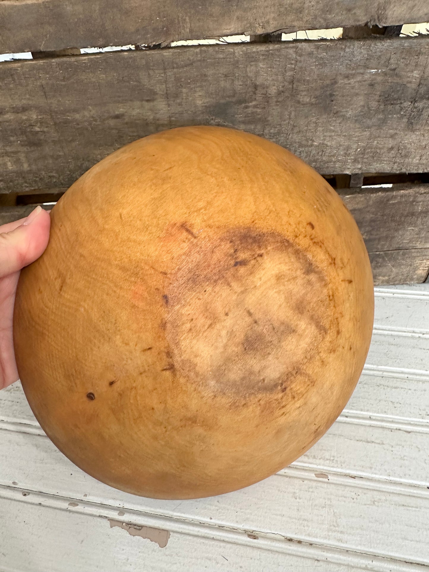 Wooden bowl