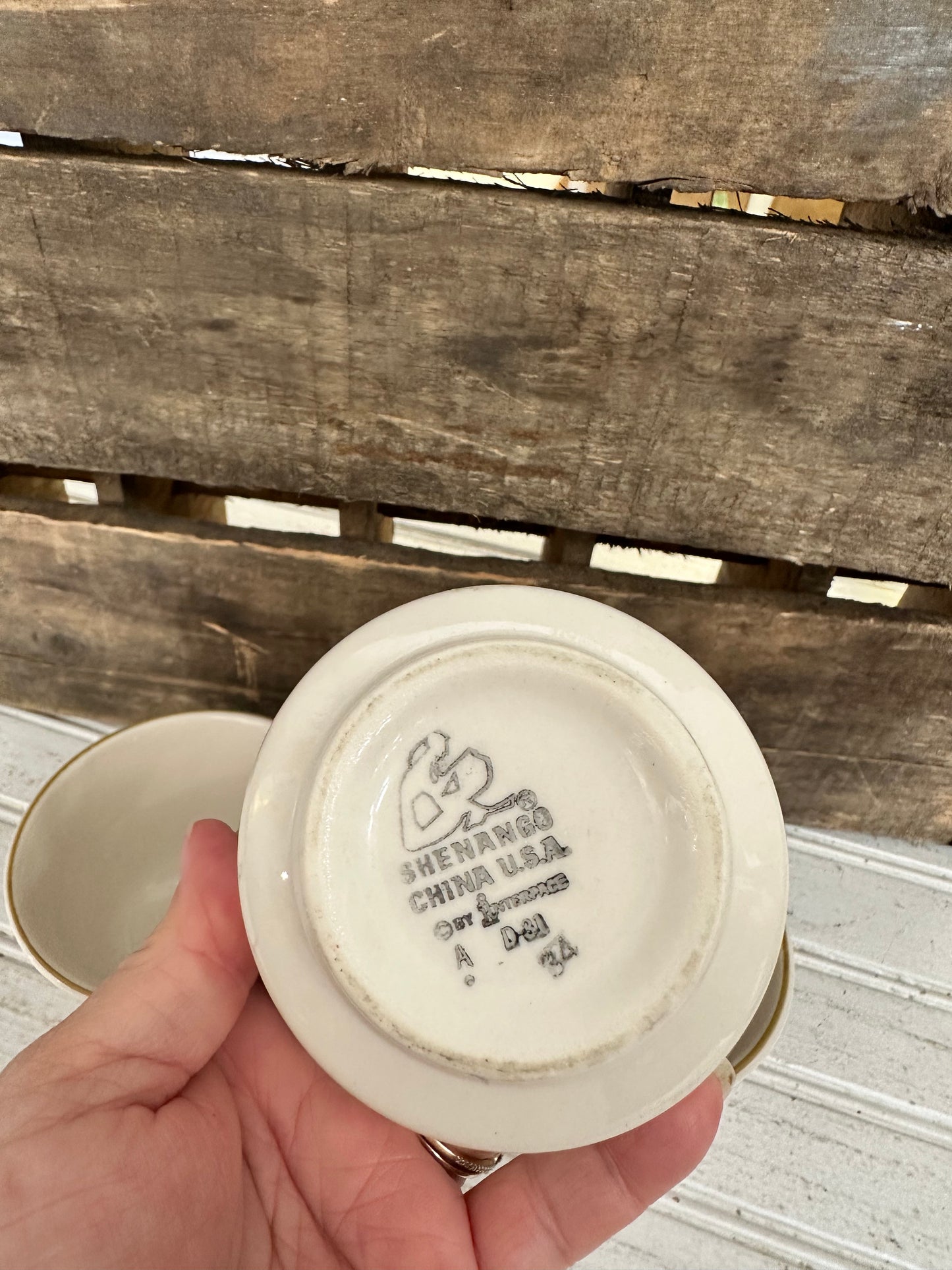 Shenango China Restaurant ware cups -no handles