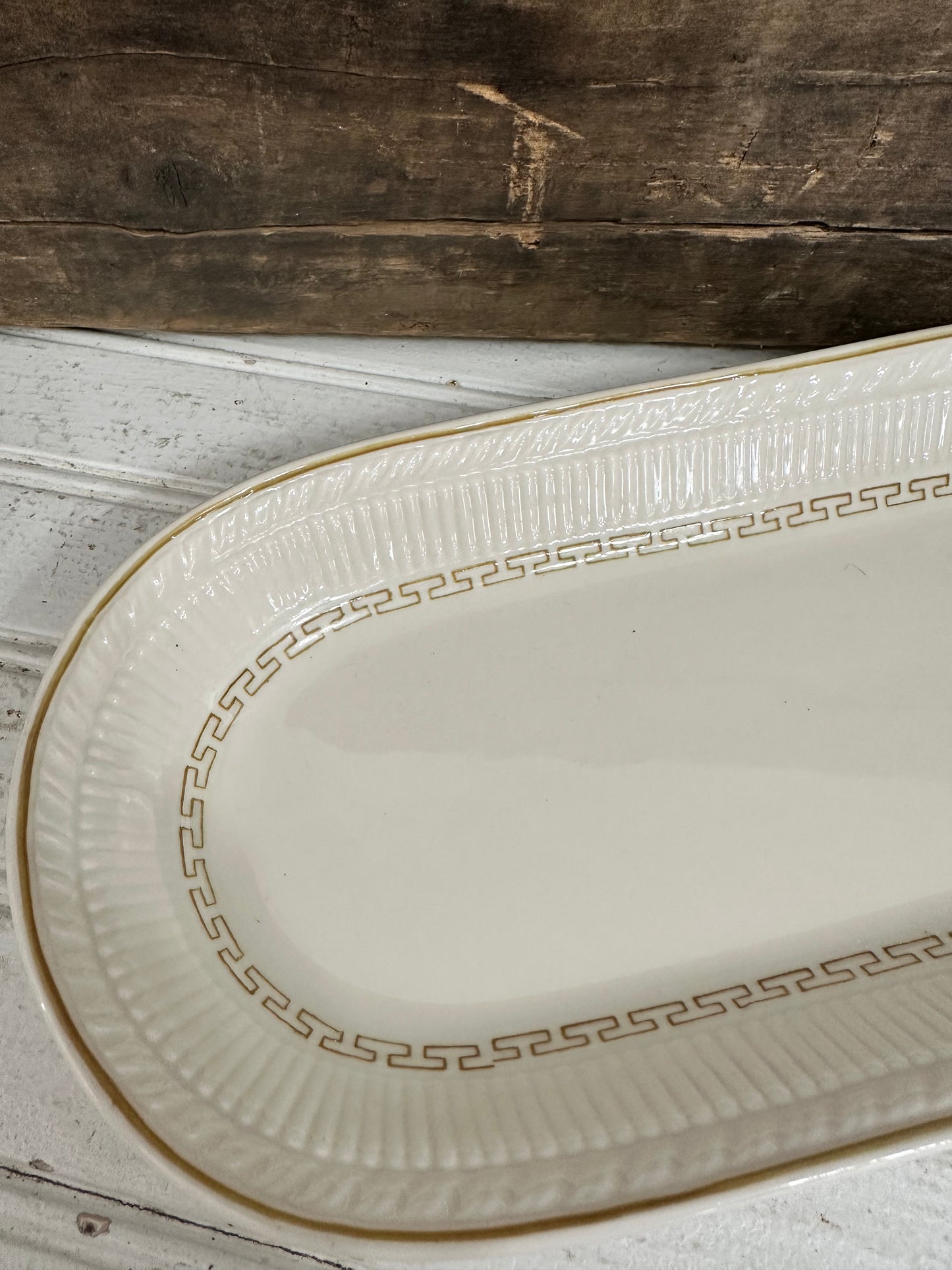 Shenango China restaurant ware oval serving dish set of 2
