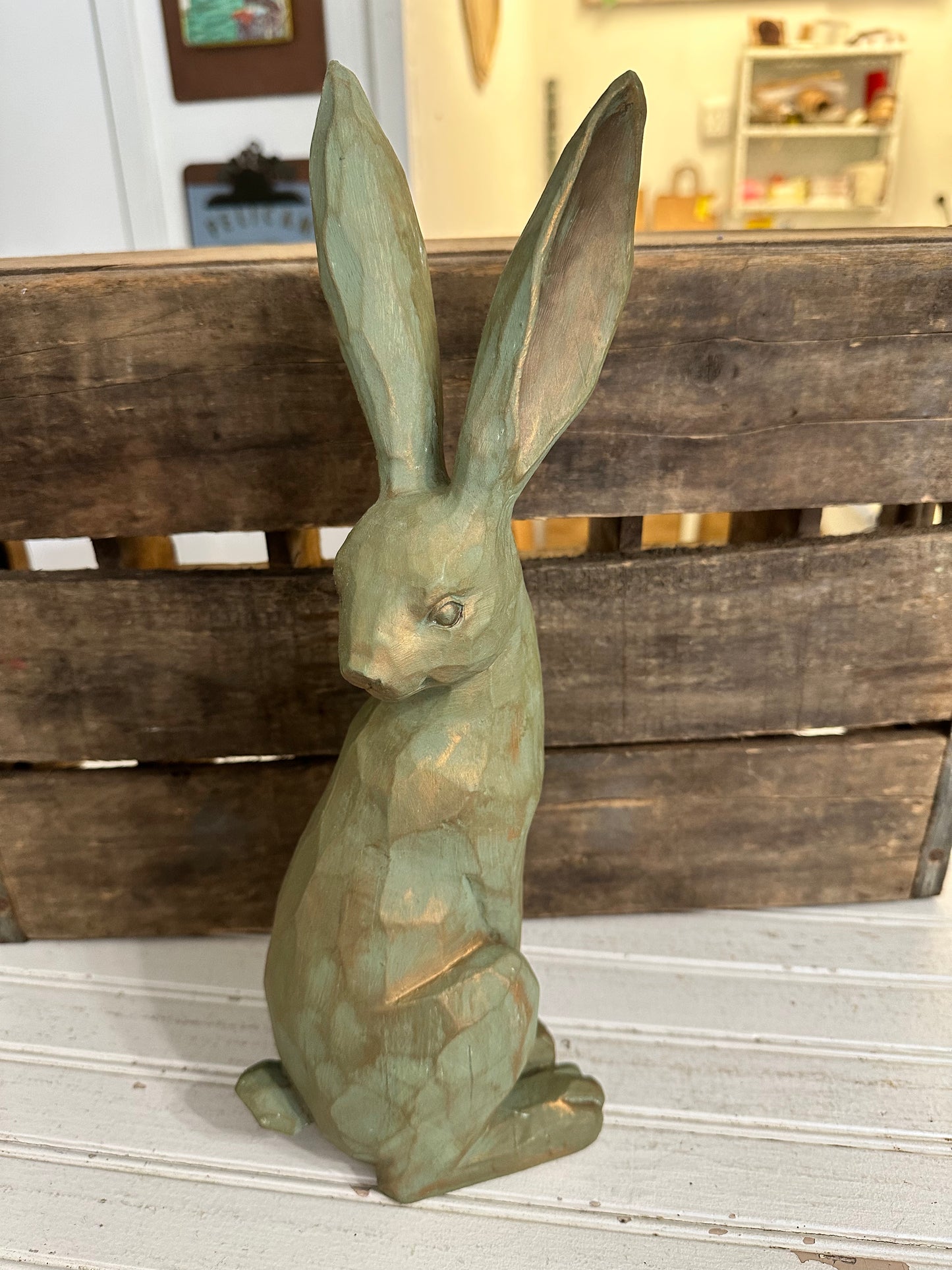 Chalk Painted Bunny