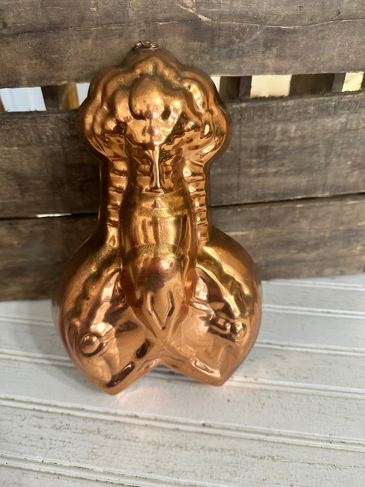 Lobster/crawfish copper wall art