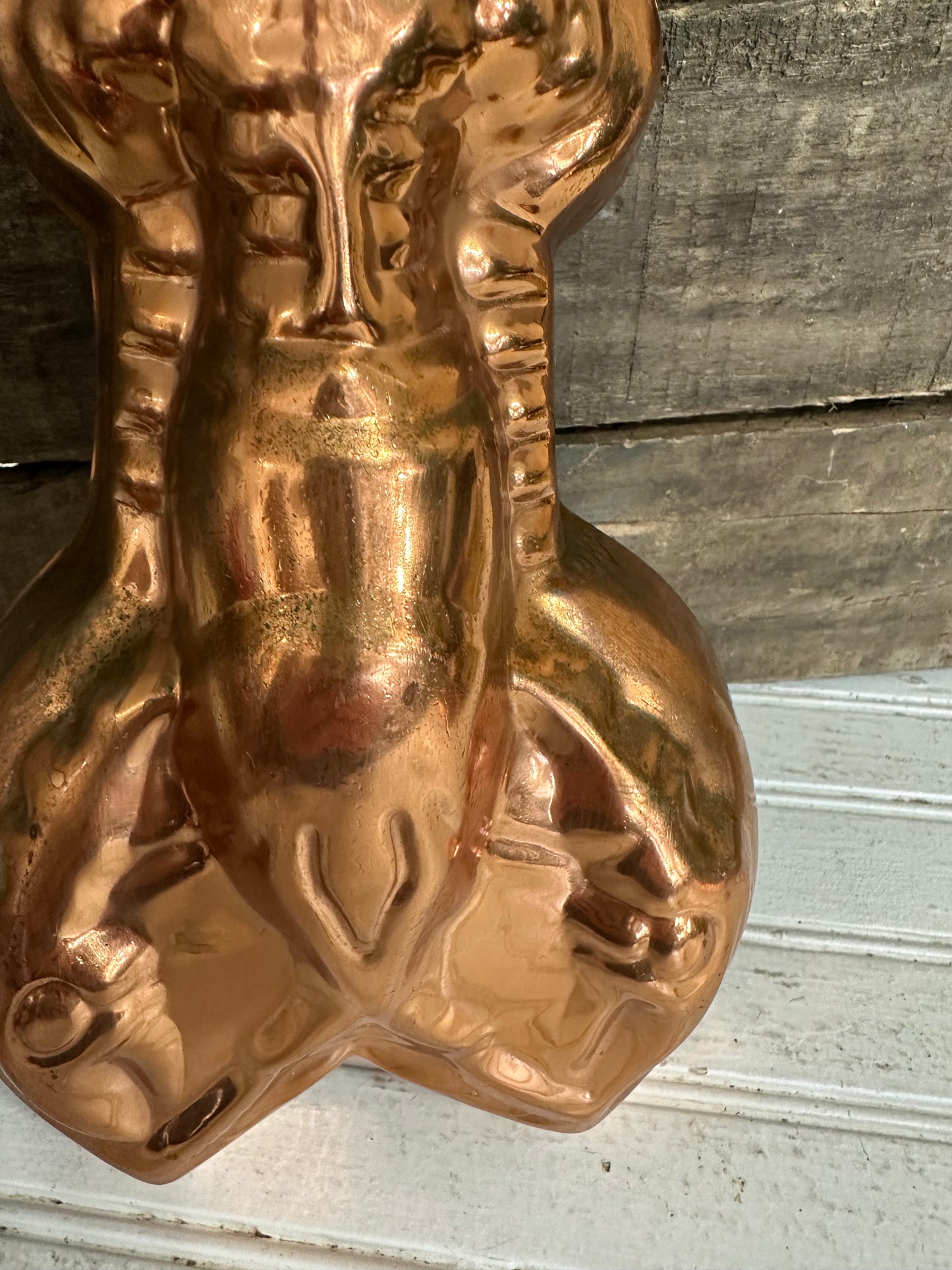 Lobster/crawfish copper wall art