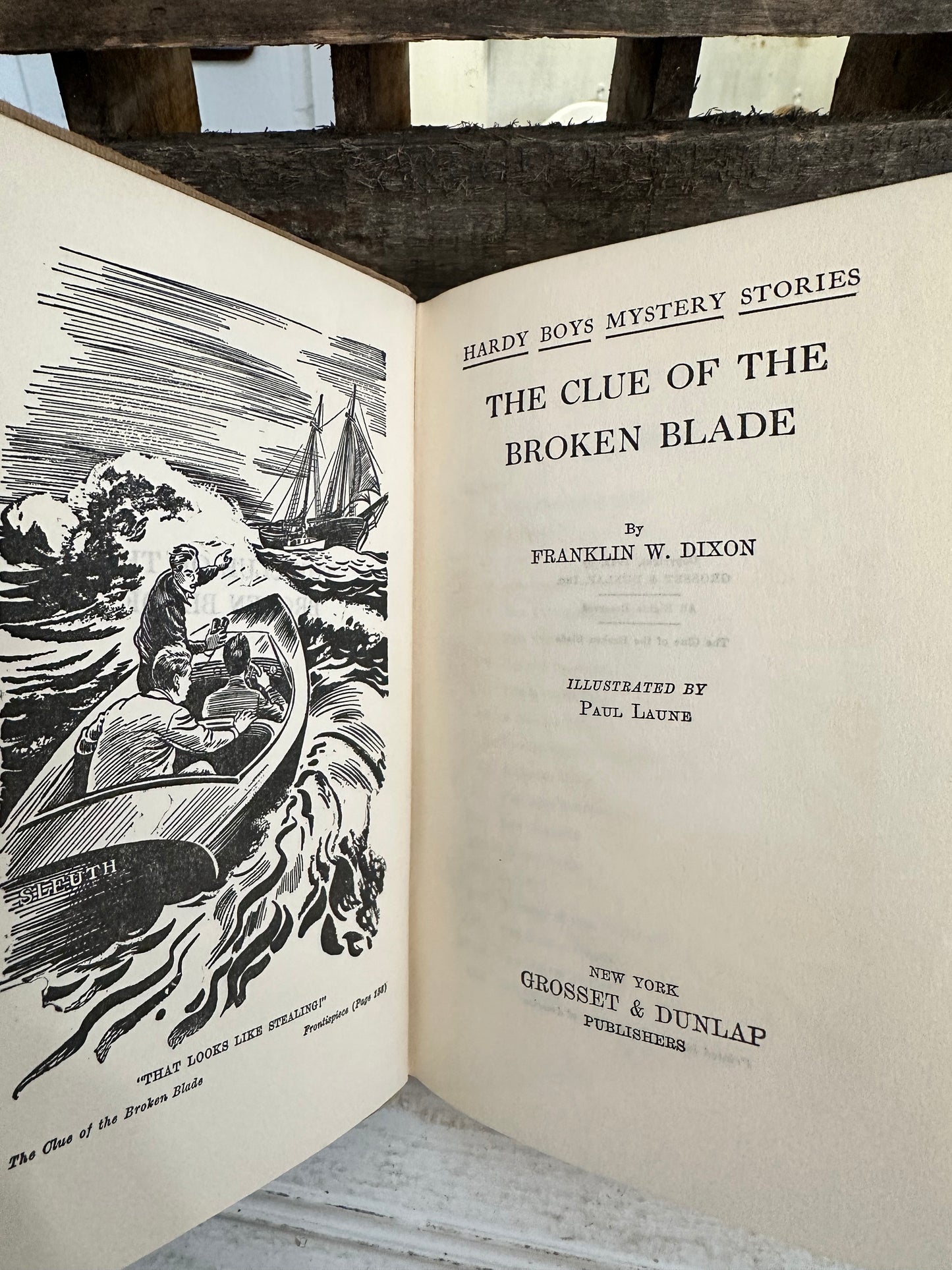 The Clue of the Broken Blade- Hardy Boys