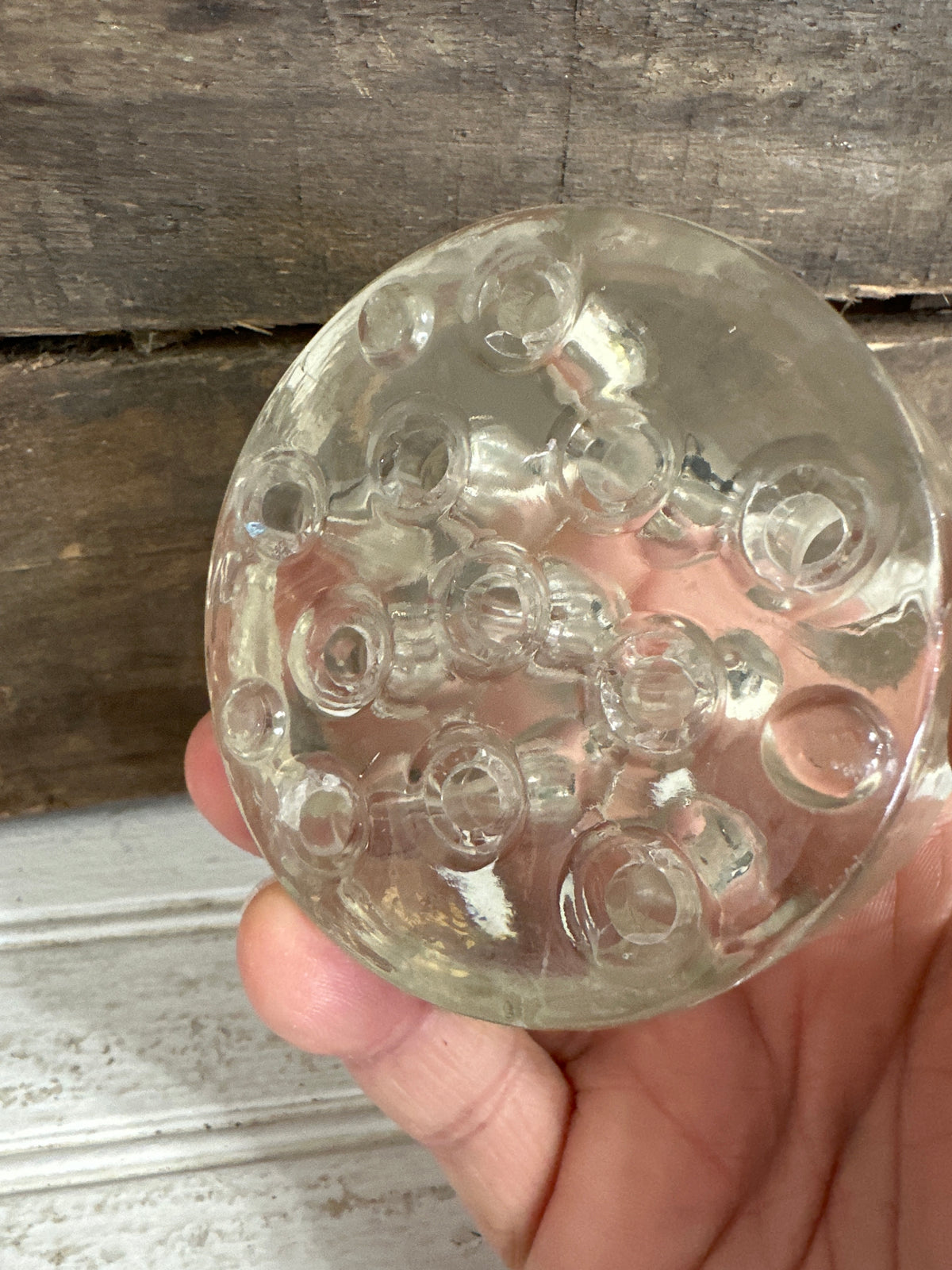 Glass Flower Frog