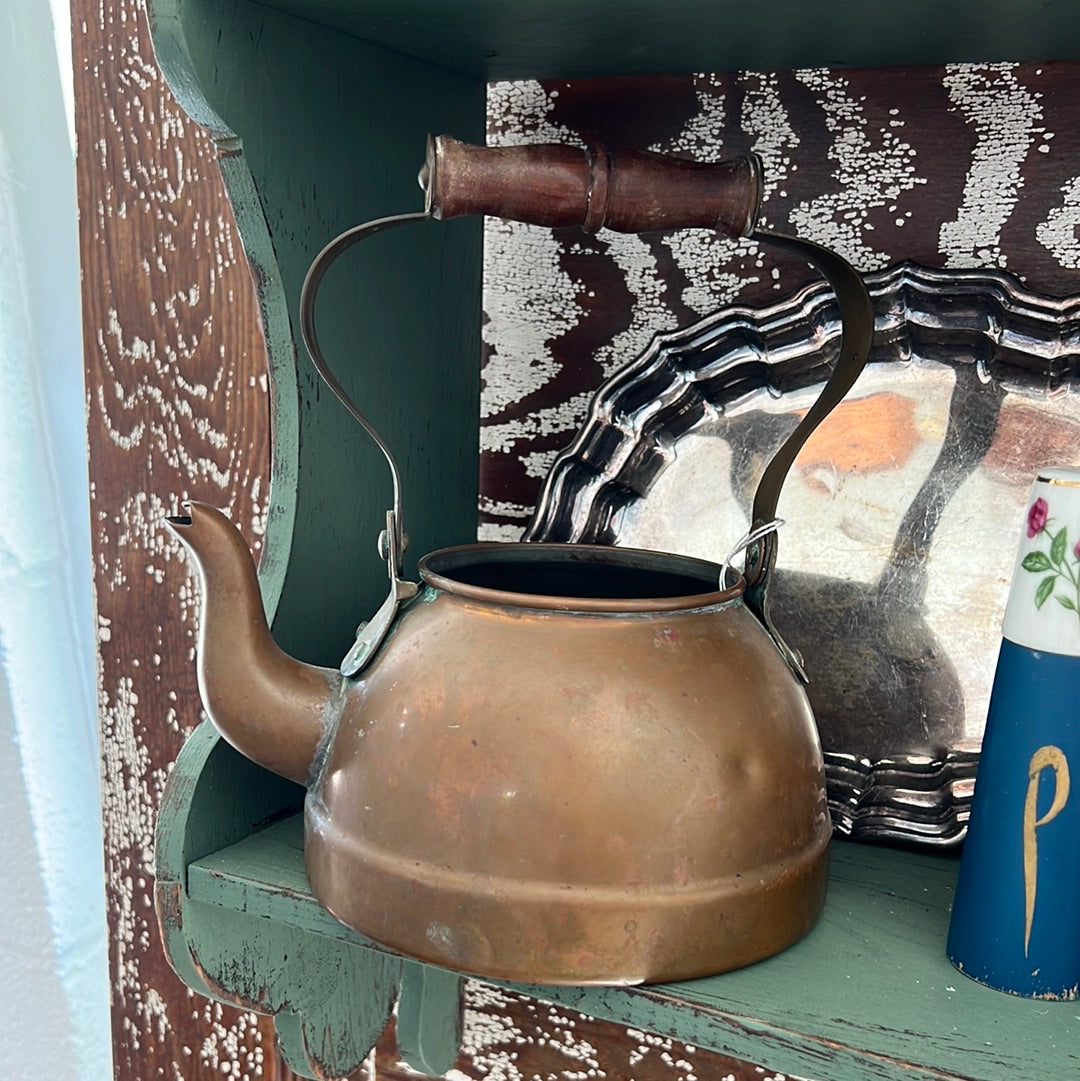 Copper tea pot