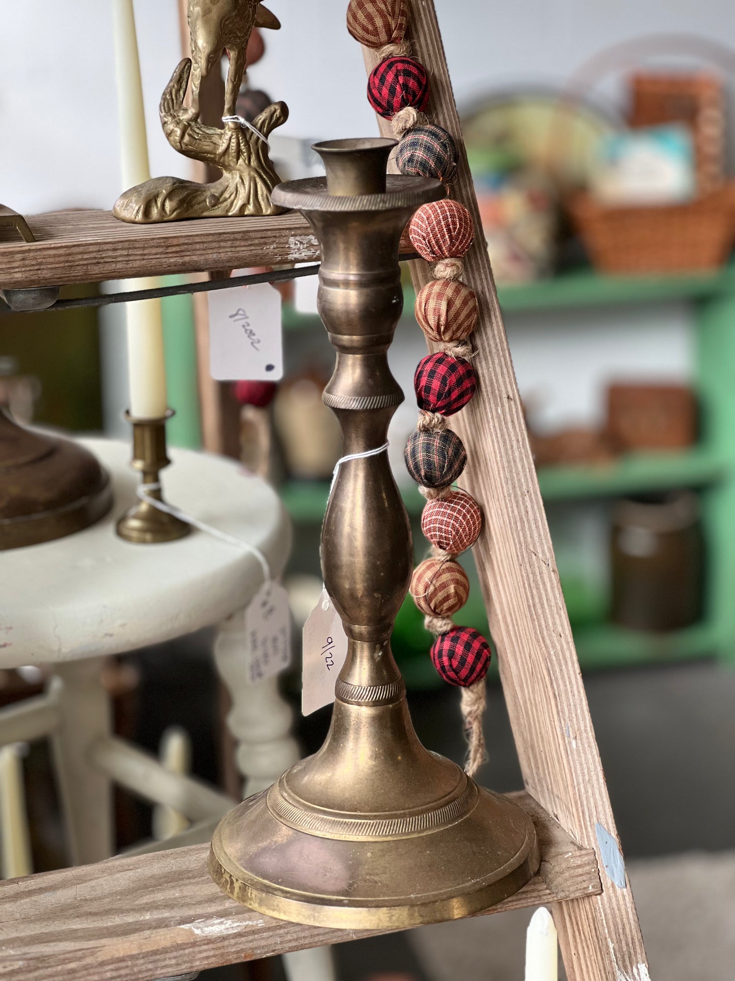 Large Brass candlestick