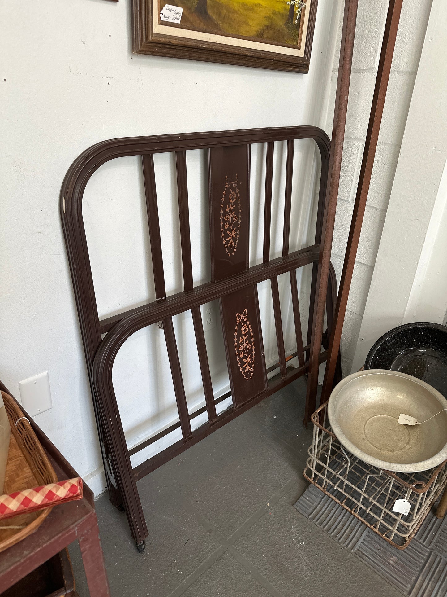 Metal bed on wheels-local pickup only
