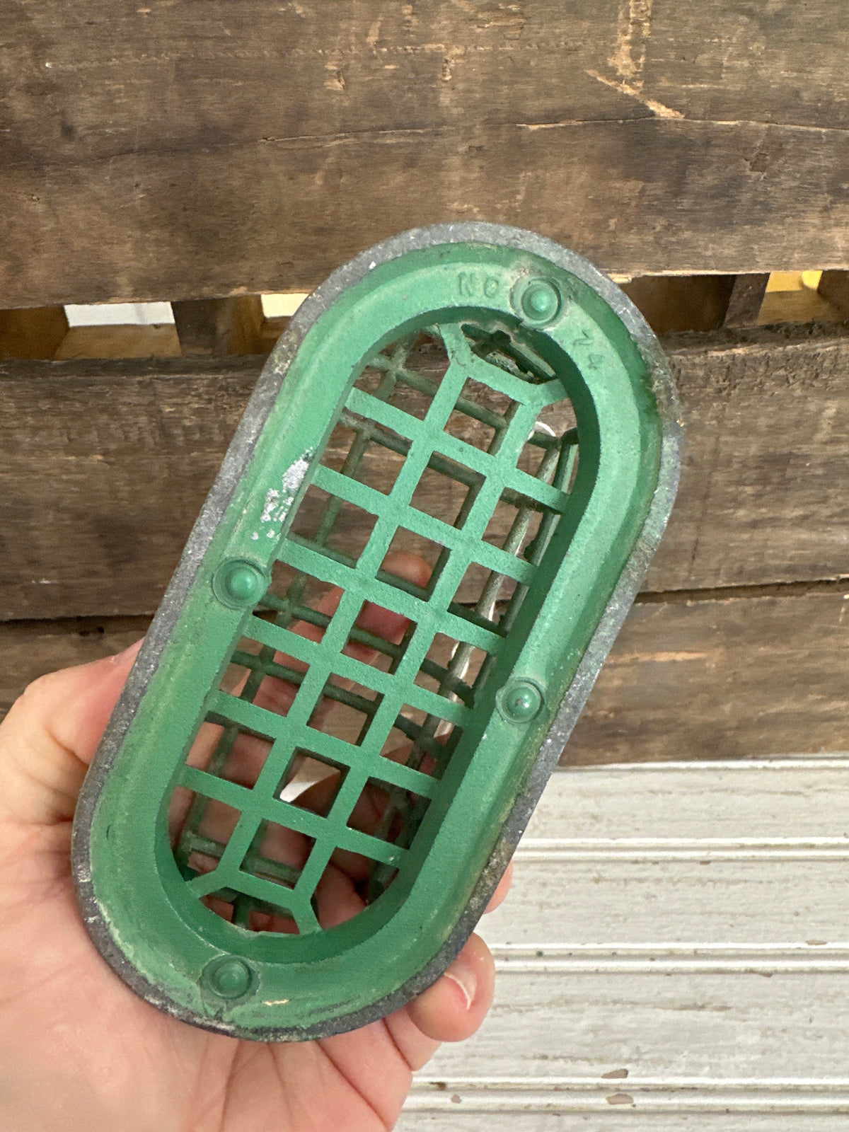 Metal flower frog- cage style
