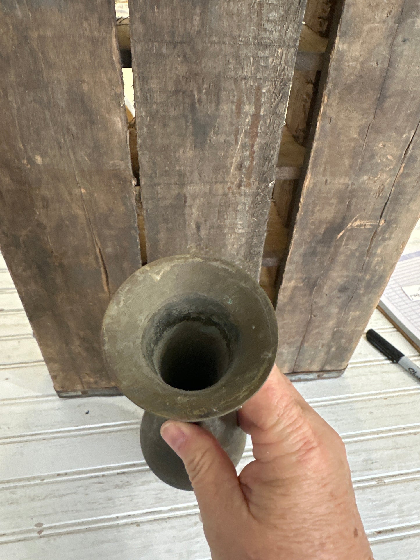 Brass vase