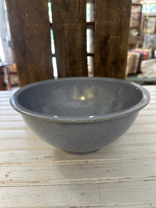 Blue speckled bowl