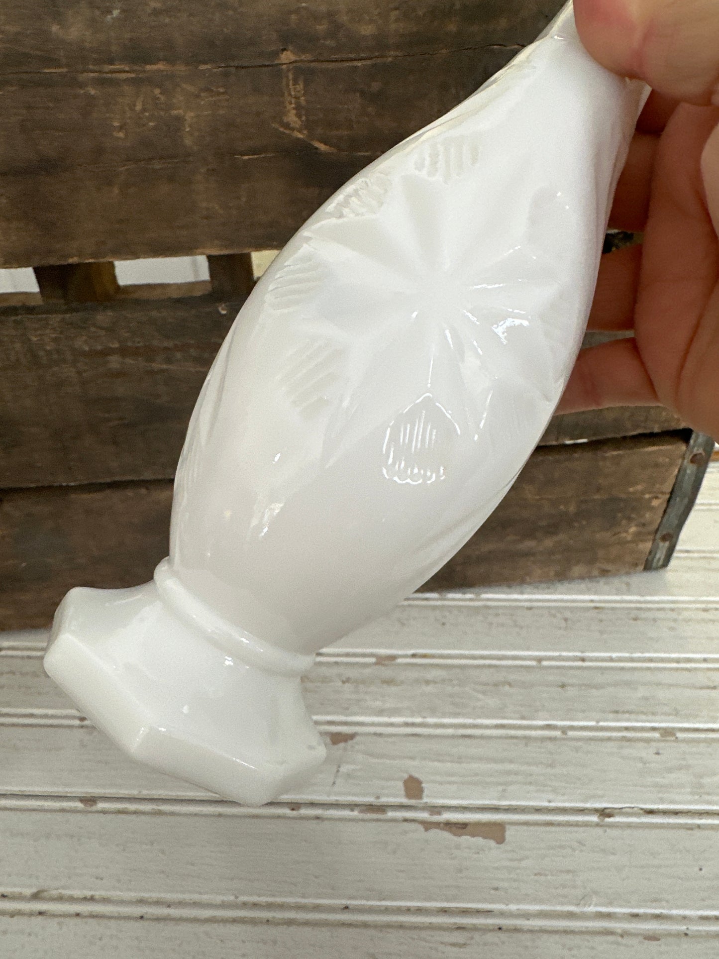 Milk Glass Vase
