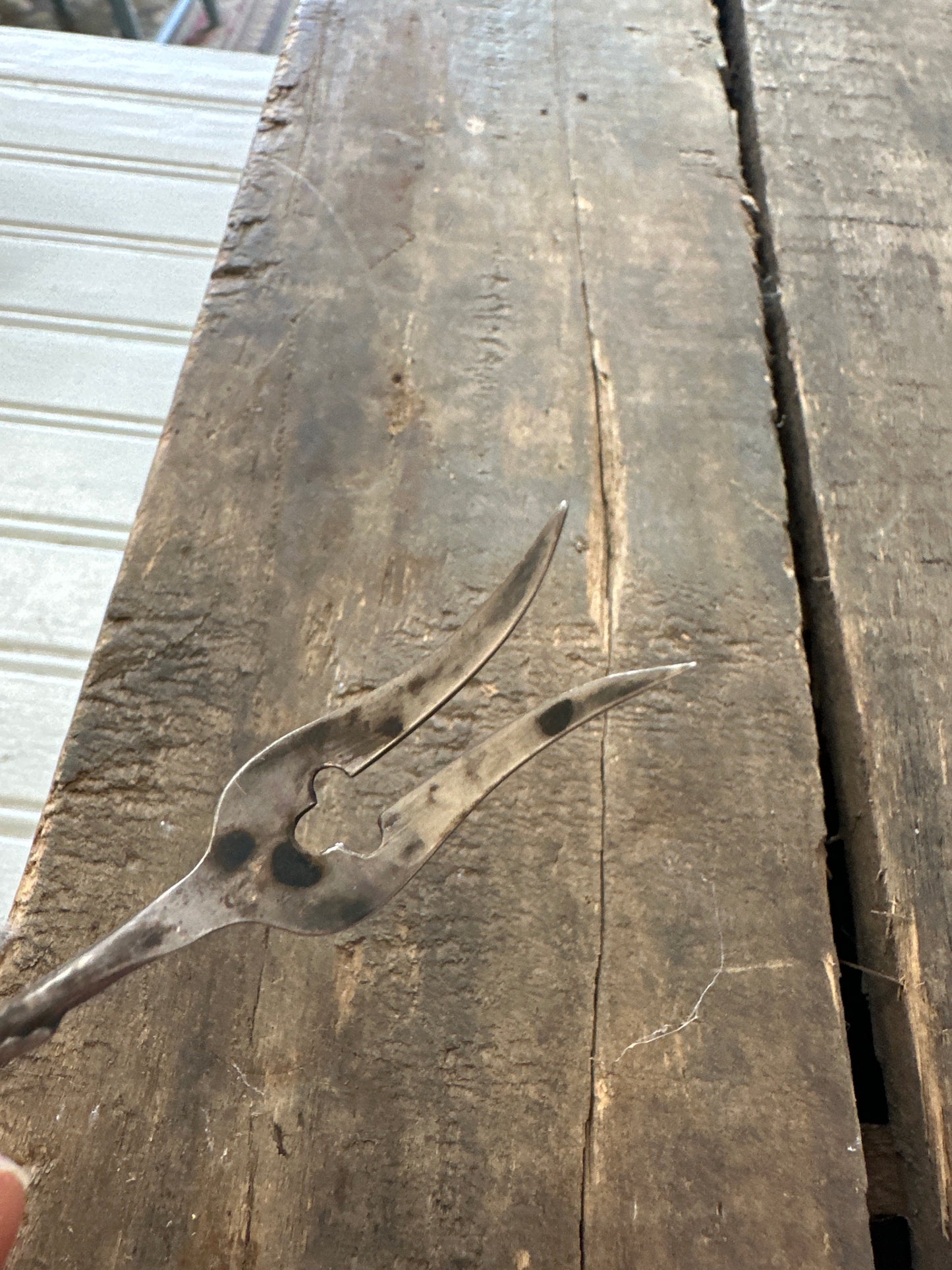 Sterling Art Nouveau two tine fork