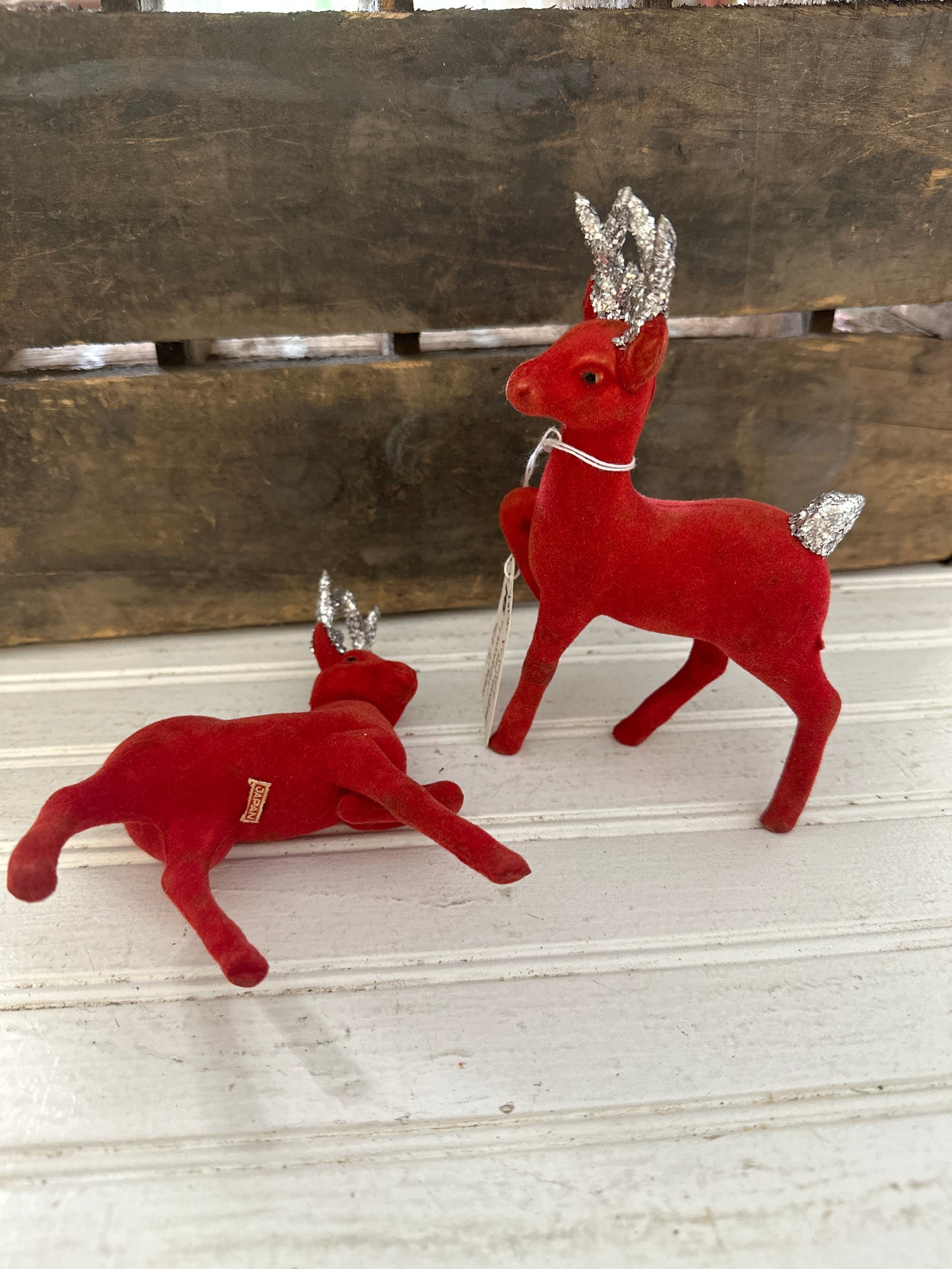 Vintage Felt Reindeer