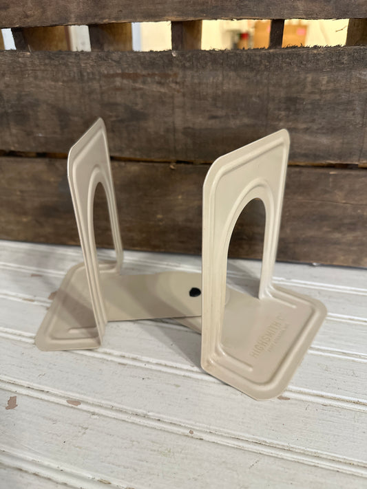 Metal bookends