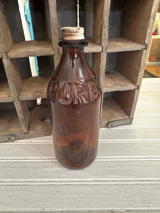 Pyrex bottle with cap