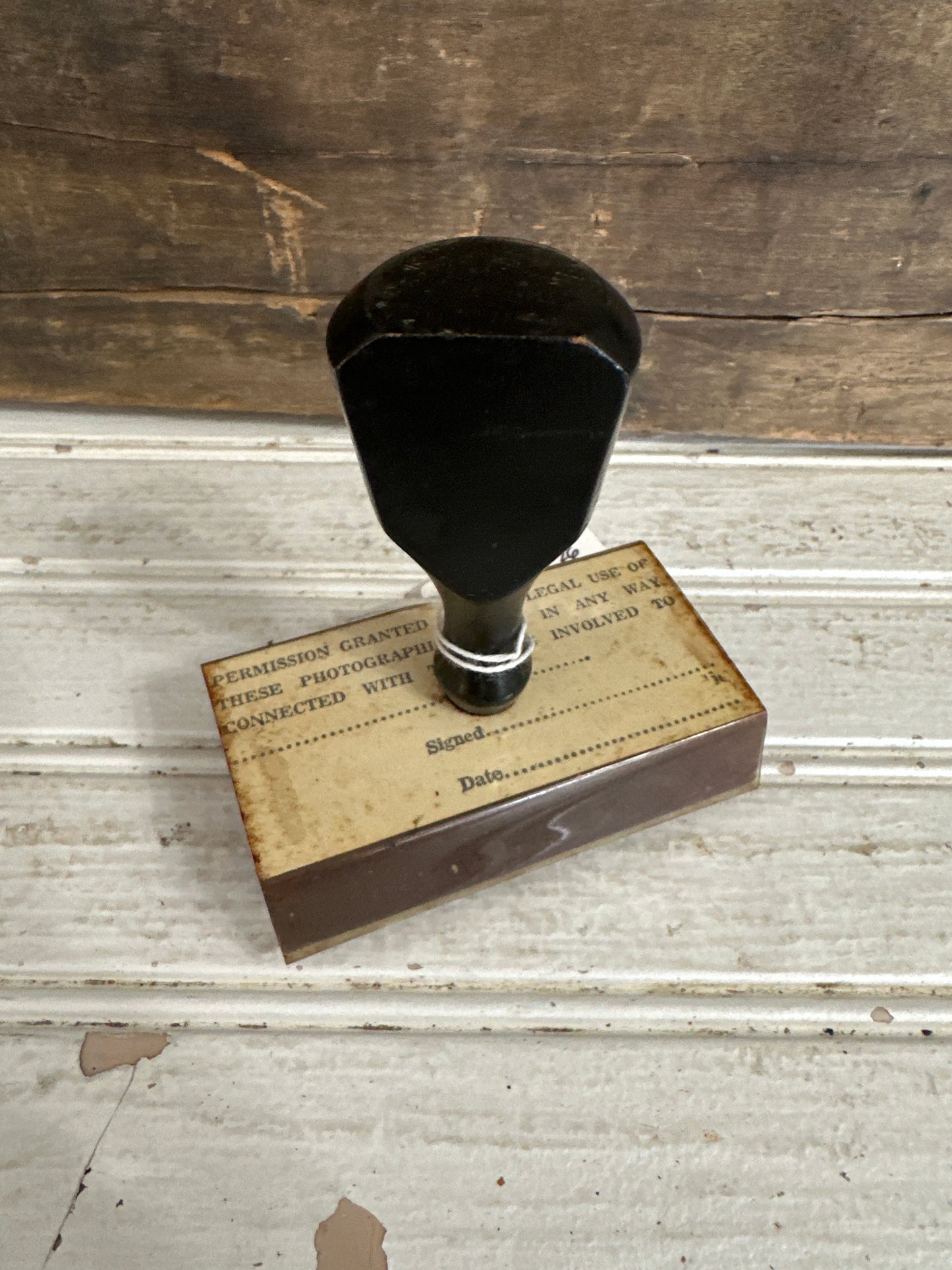 Vintage Rubber Stamp