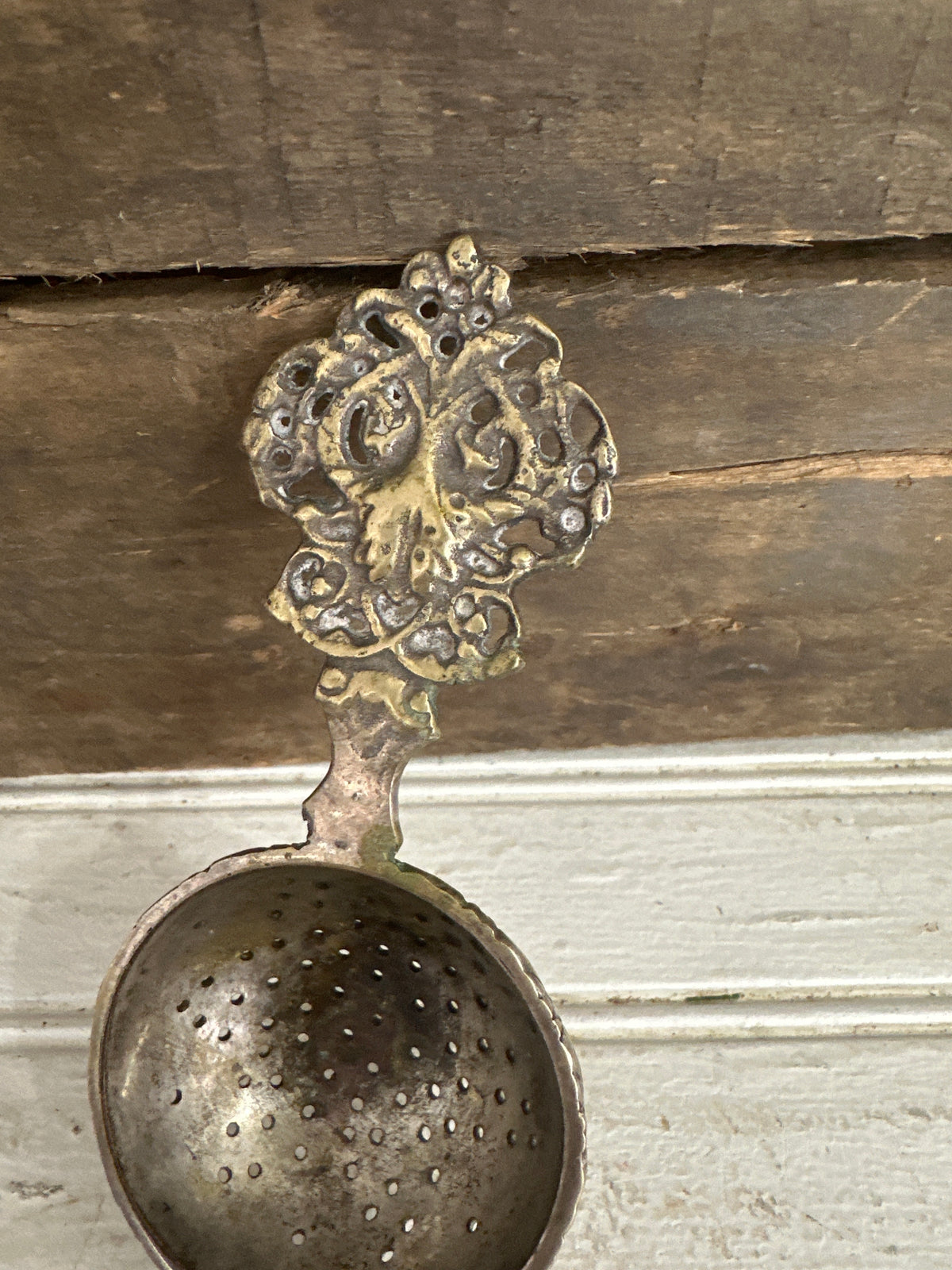 Antique tea strainer