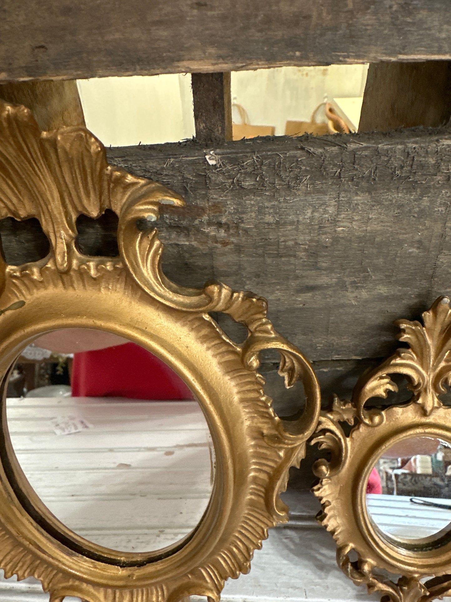 Hollywood Regency mirror set