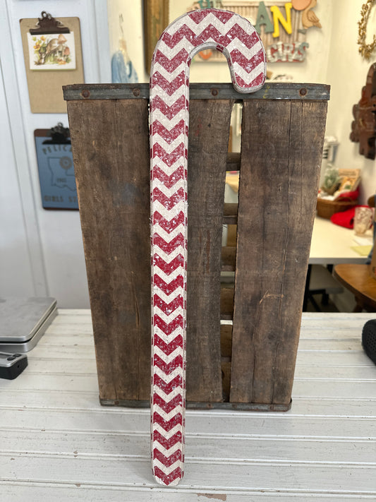 Jumbo Wooden Candy Cane