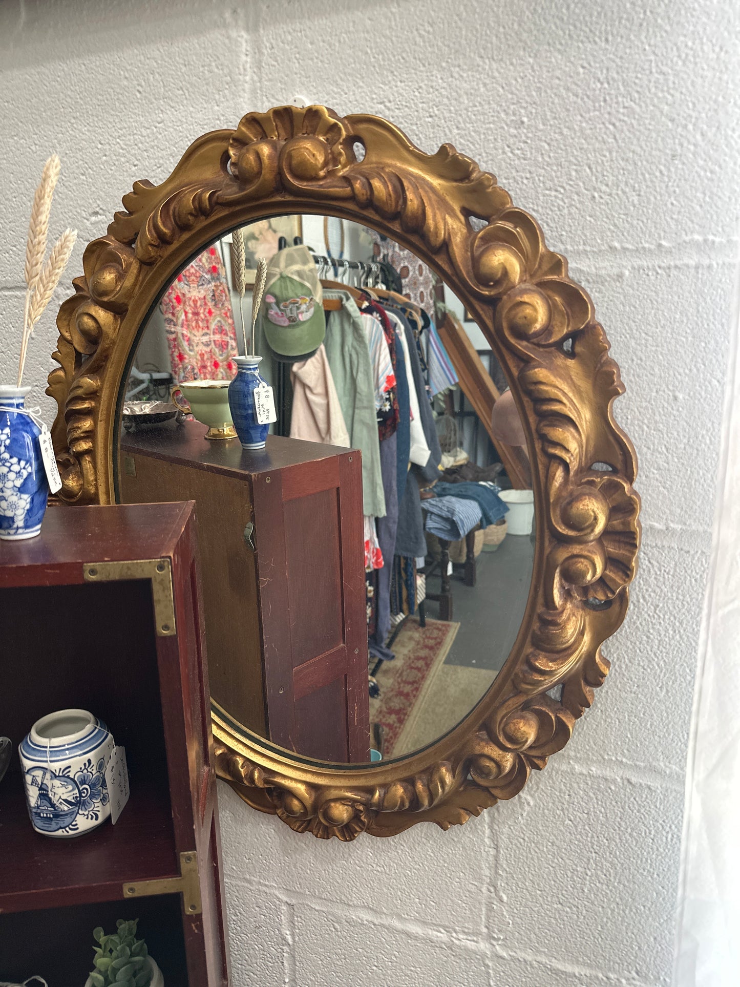 Oval mirror- local pickup only