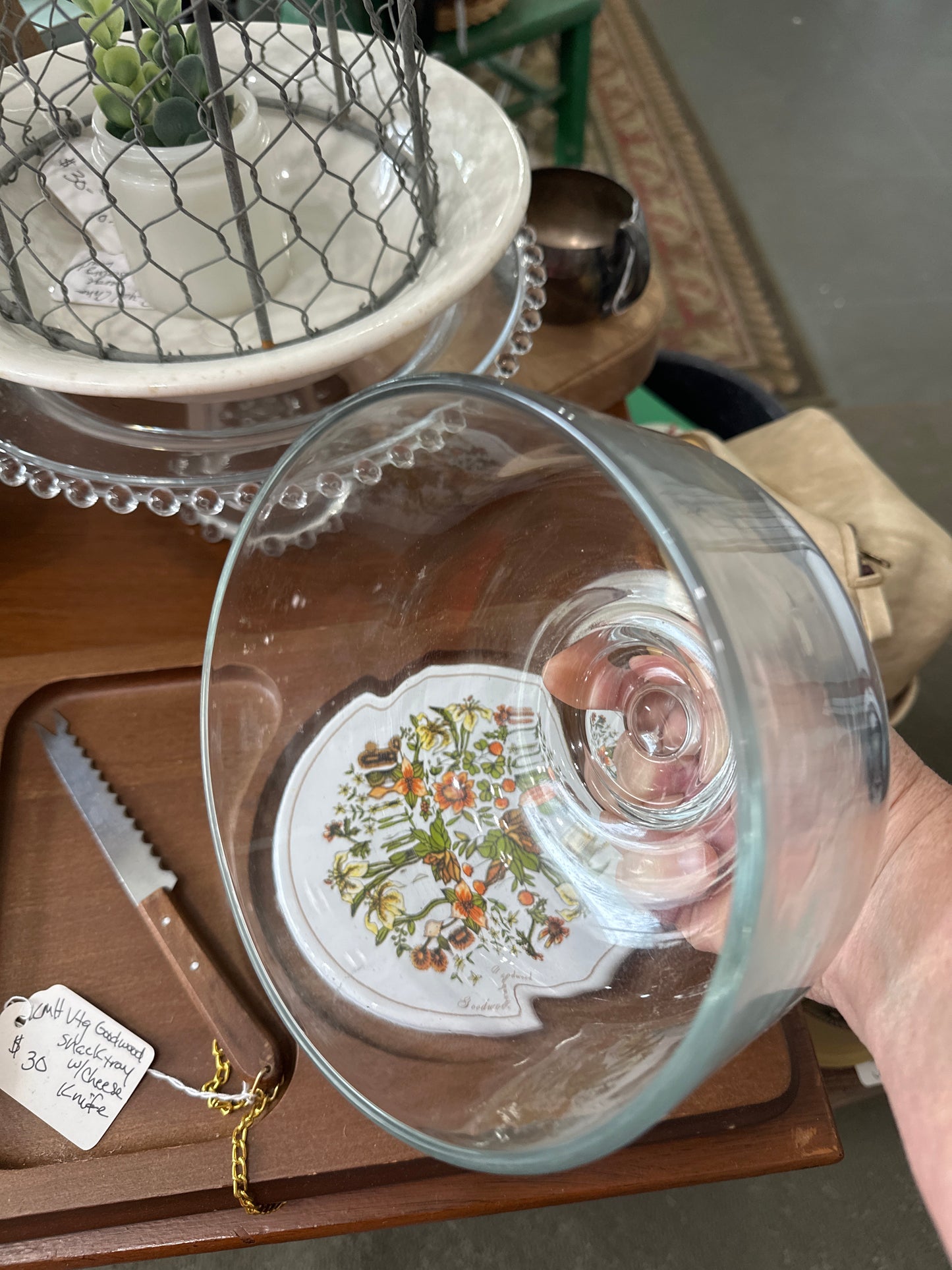 Goodwood snack tray with cheese knife- local pickup only