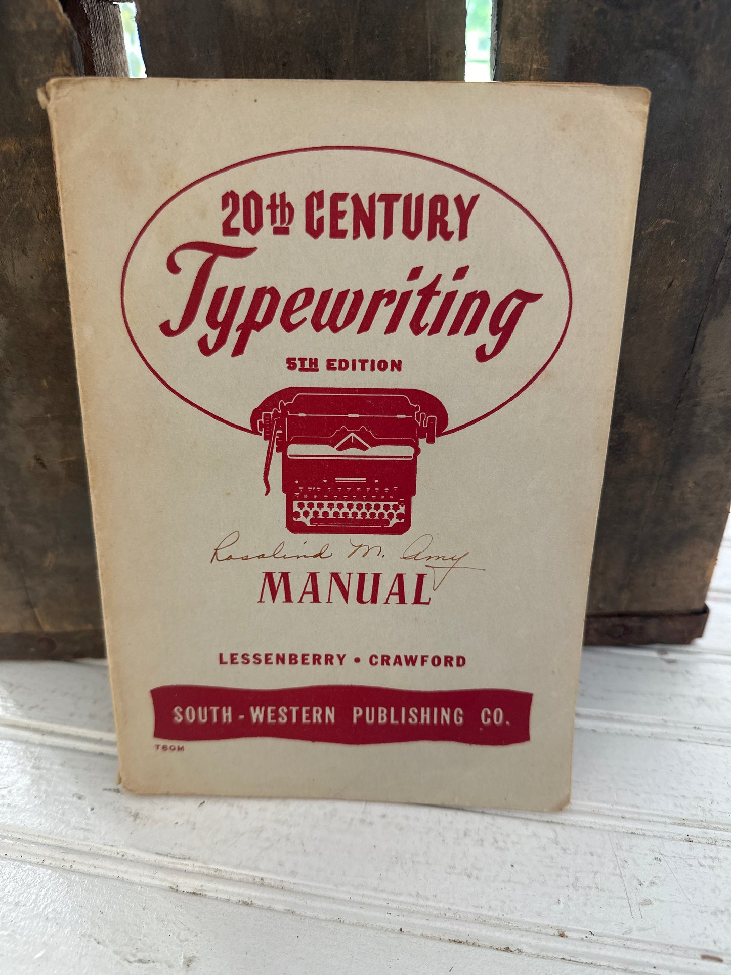 20th Century Typewriting manual