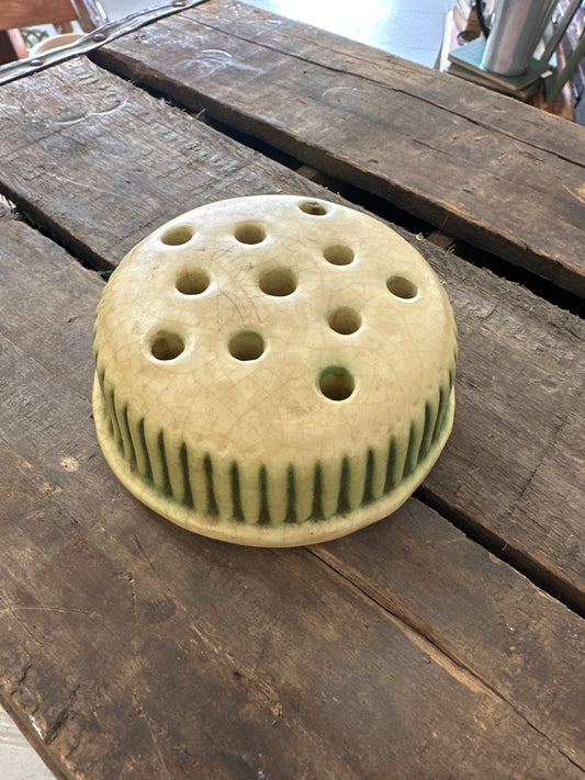 Roseville Pottery Donatello flower frog