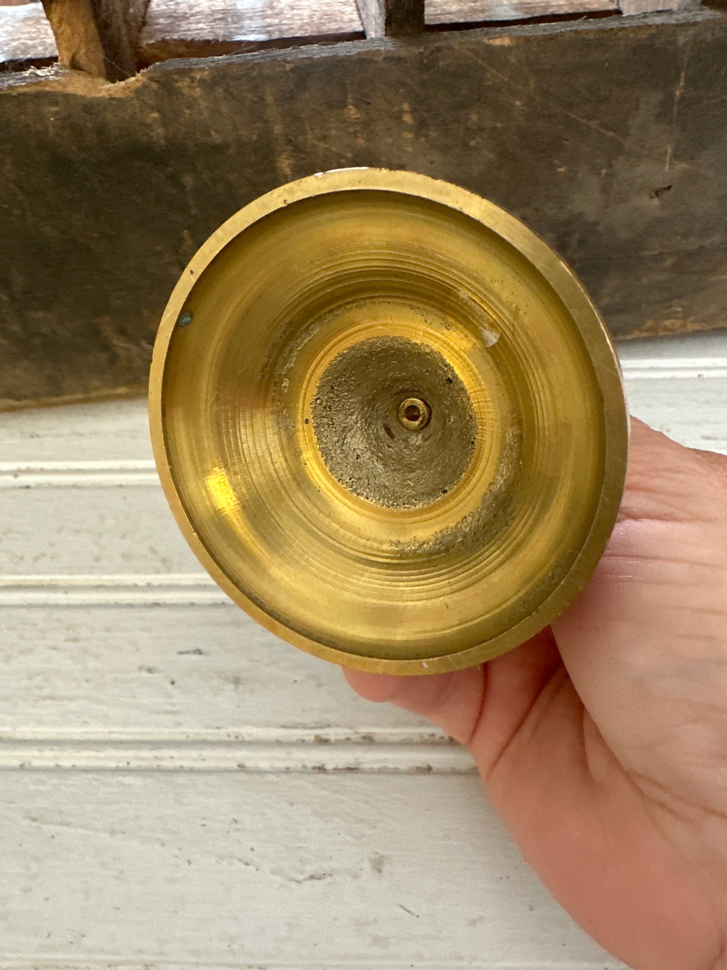 Brass candlestick