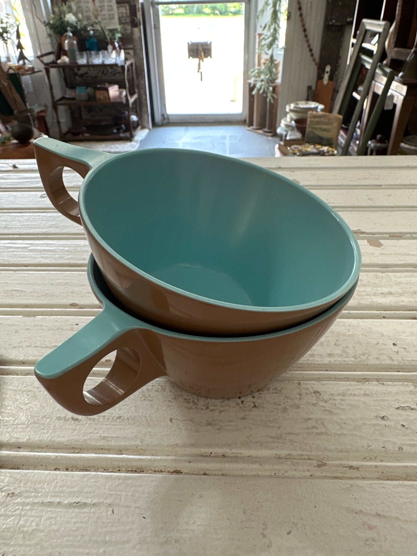 Texas ware coffee cups