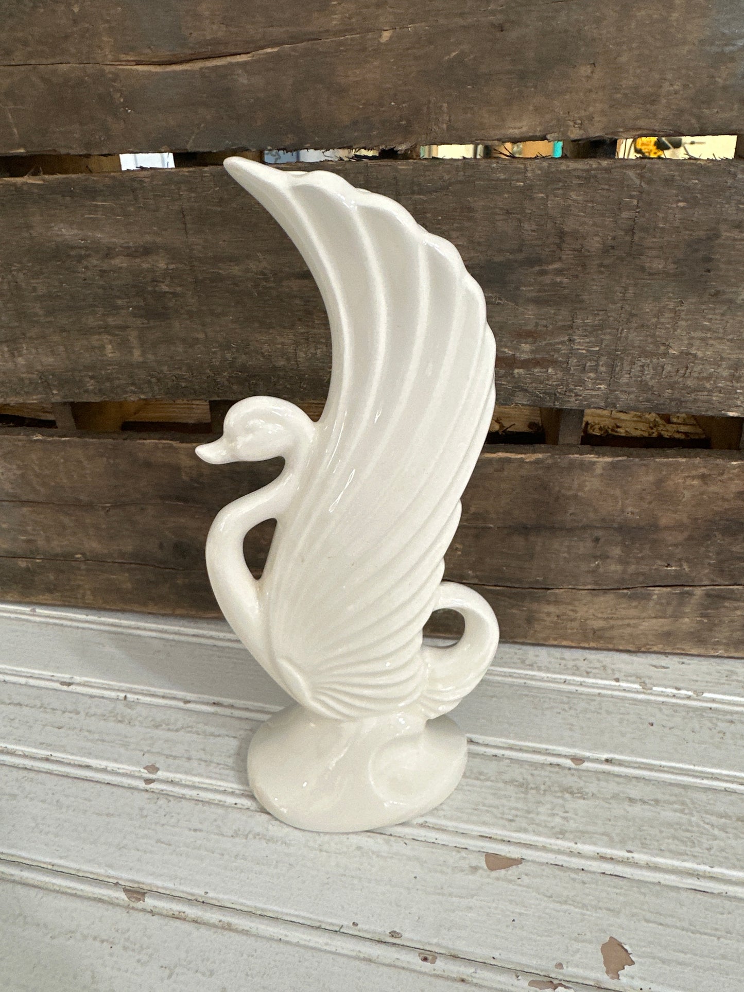 Art Deco Swan Vase