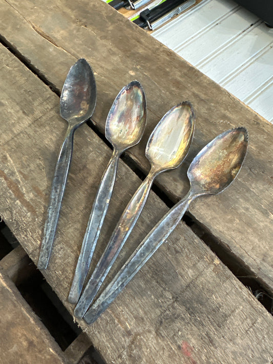 WM Rogers Grapefruit spoons- set 4