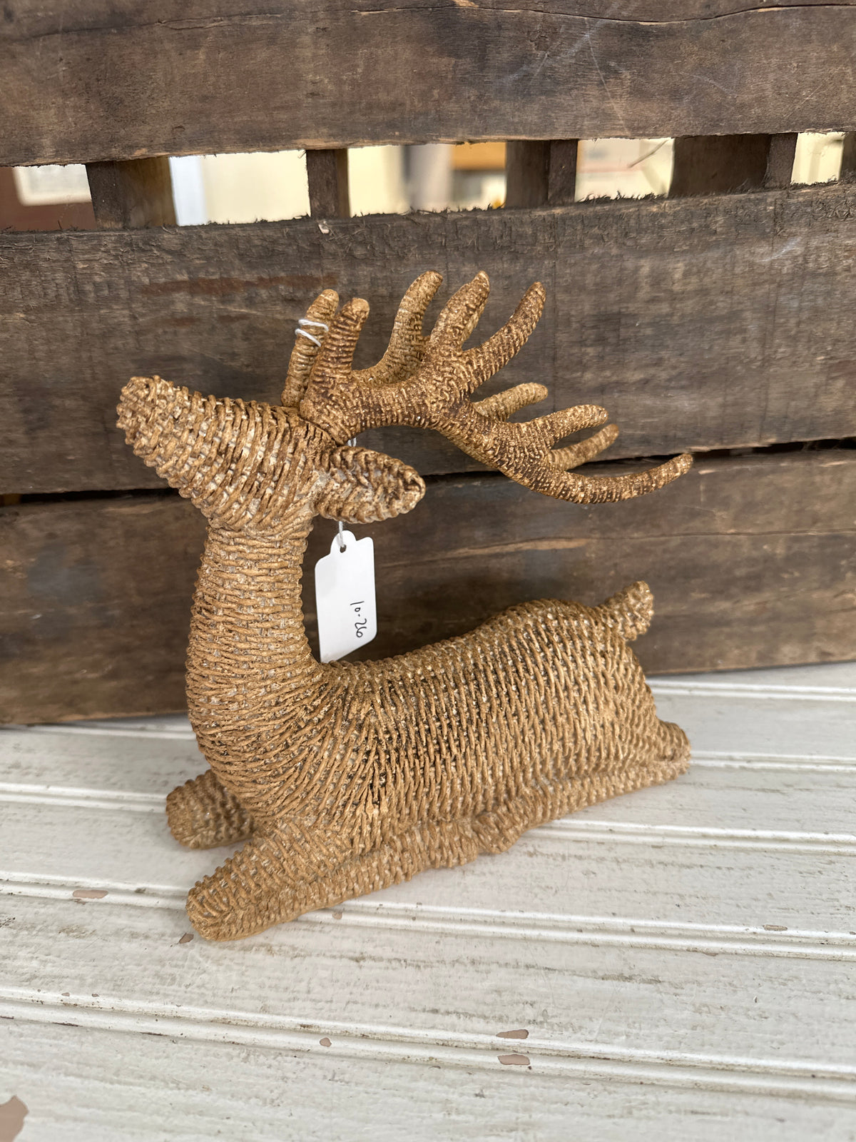 Wicker style deer