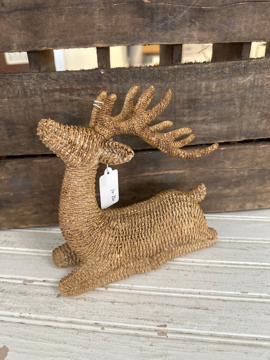 Wicker style deer